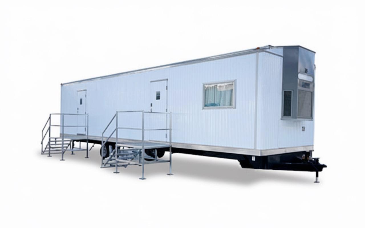 our office trailers are designed to be easily transported to different locations as needed